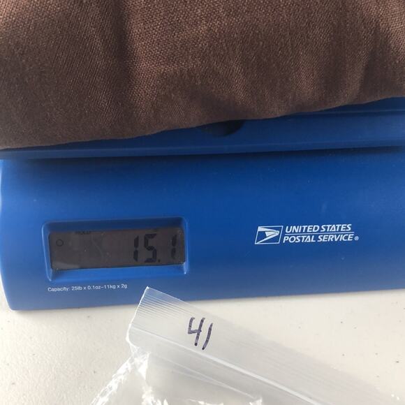 Morgan Mcfeeters brown/white linen dress 8 - Picture 9 of 9